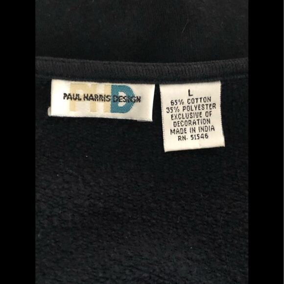 Vintage Paul Harris Let It Snow Cardigan L | 90s Snowman Ugly Christmas Sweater - Picture 5 of 16